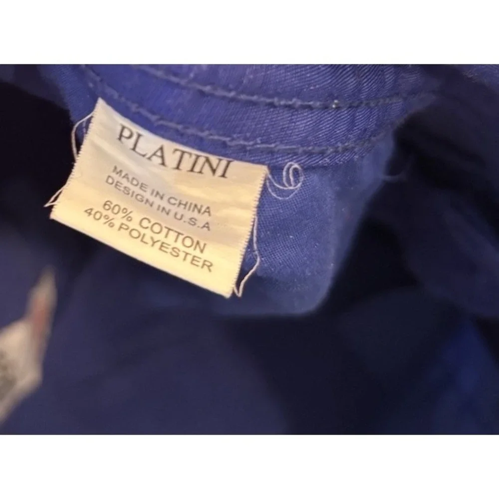 Platini Men's Royal Blue Western-inspired Straight Leg Pants Size 34 *READ